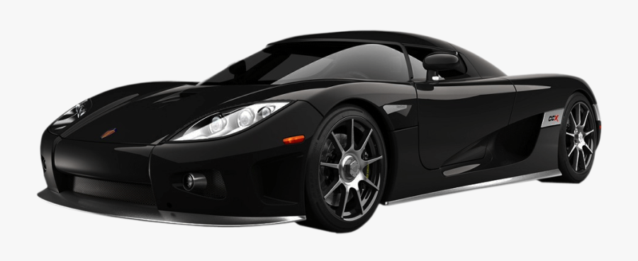 Black Sports Car Png, Transparent Clipart