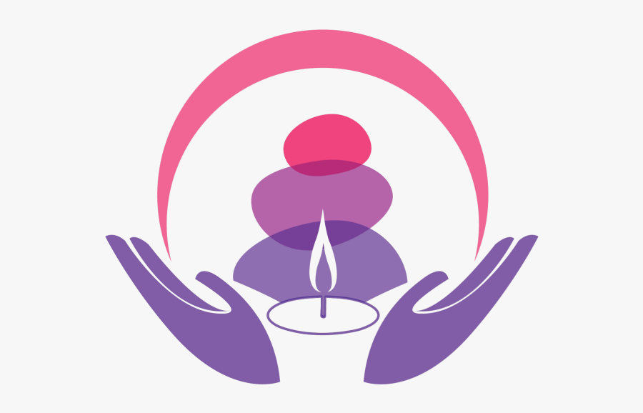 Healing Hand Massage & Beauty Spa Logo - Circle, Transparent Clipart