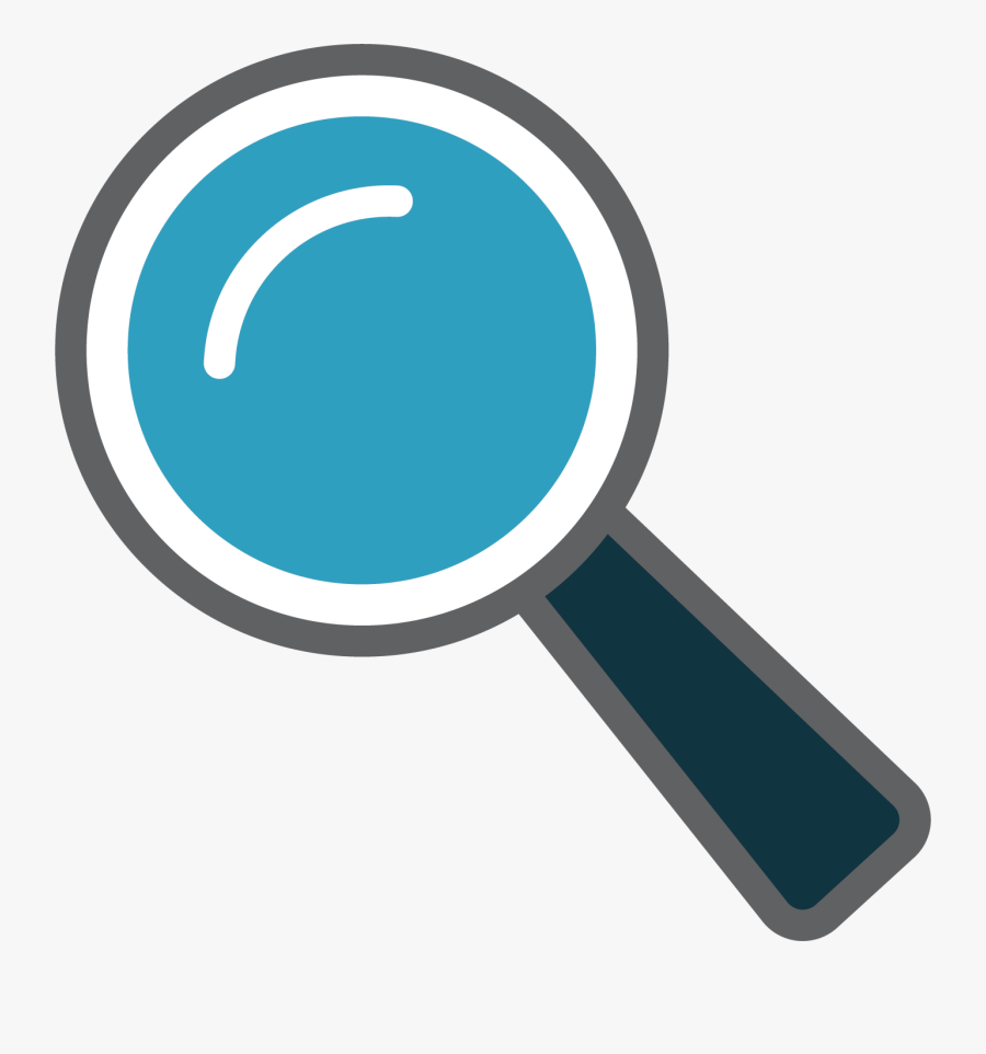 Magnifying Glass Icon - Circle, Transparent Clipart