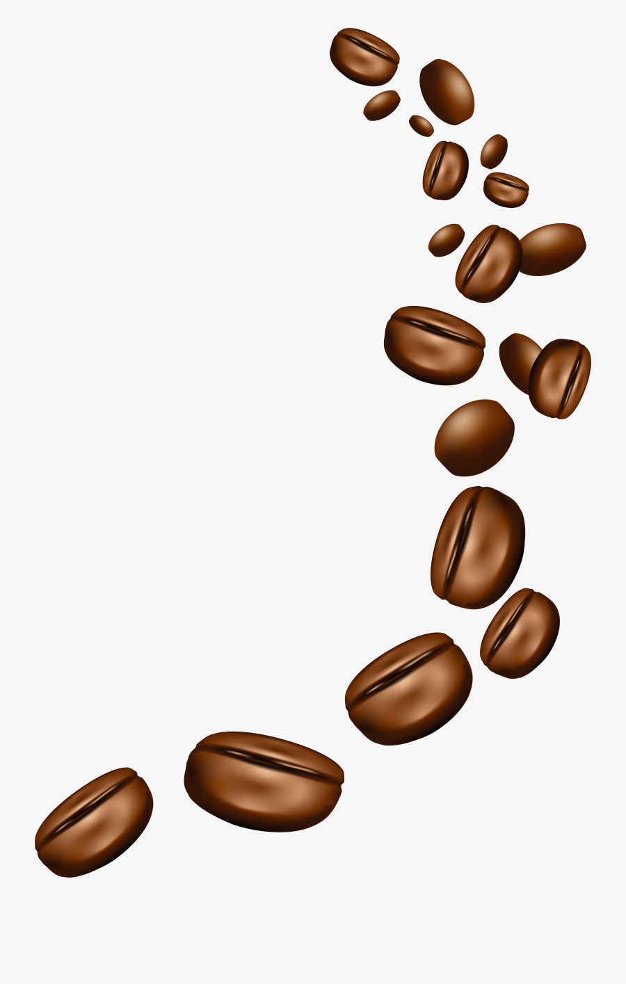 Coffee Bean Clip Art Free - Transparent Background Coffee Beans Clipart, Transparent Clipart
