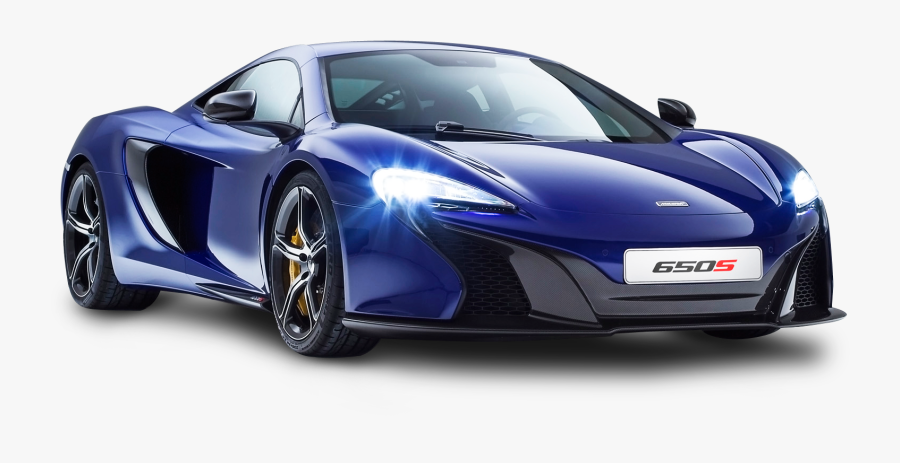 Blue Mclaren Png Clipart - Mclaren 650s, Transparent Clipart