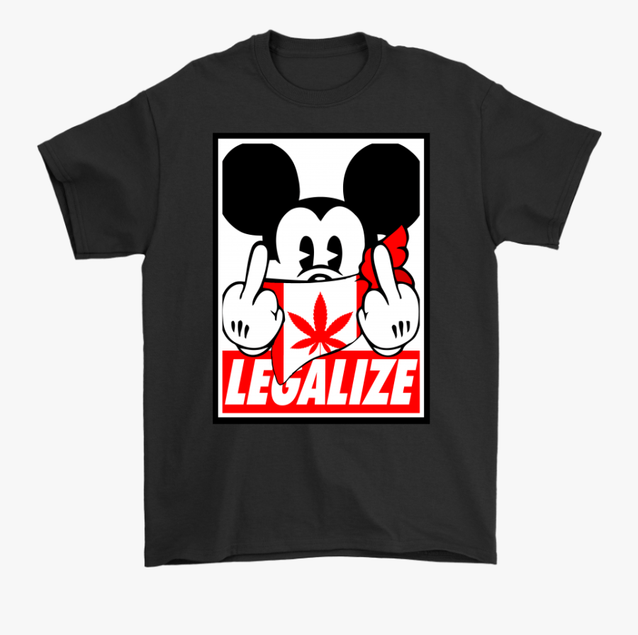 Legalize Canadian Cannabis Fuck The Police Mickey Disobey - Friendship Snoopy, Transparent Clipart