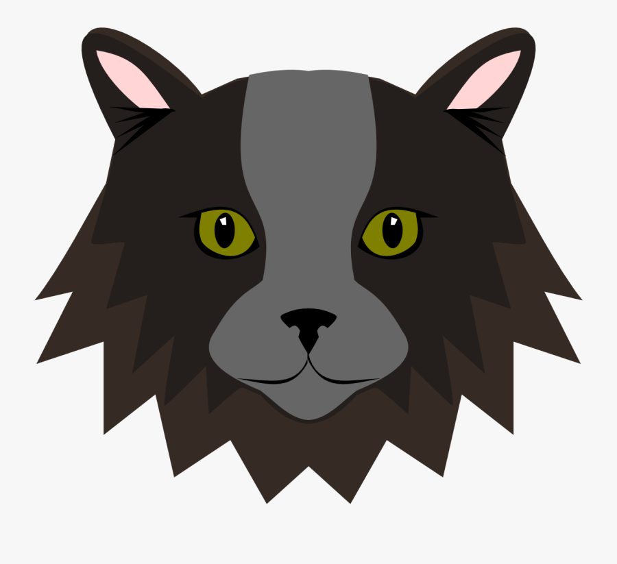 Vector Portraits Cat - Cartoon, Transparent Clipart