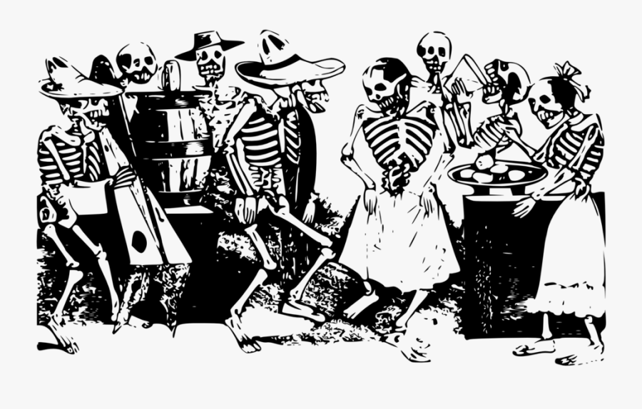 Posada Day Of The Dead, Transparent Clipart