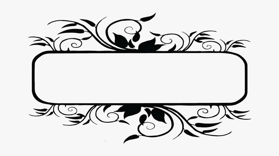 Clipart Box Black And White - Text Box Design Png, Transparent Clipart