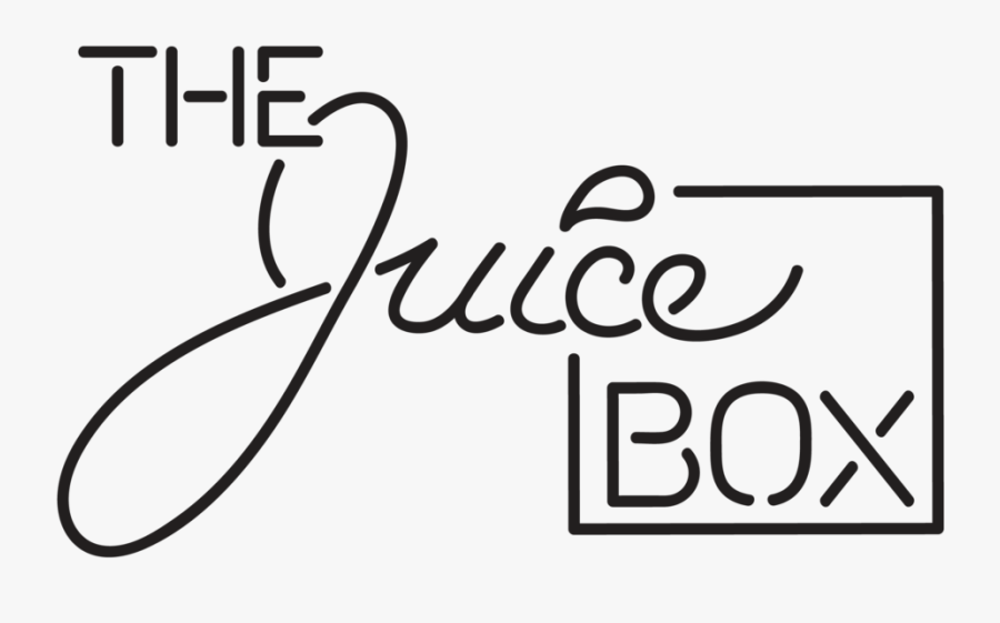The Juice Box - Calligraphy, Transparent Clipart