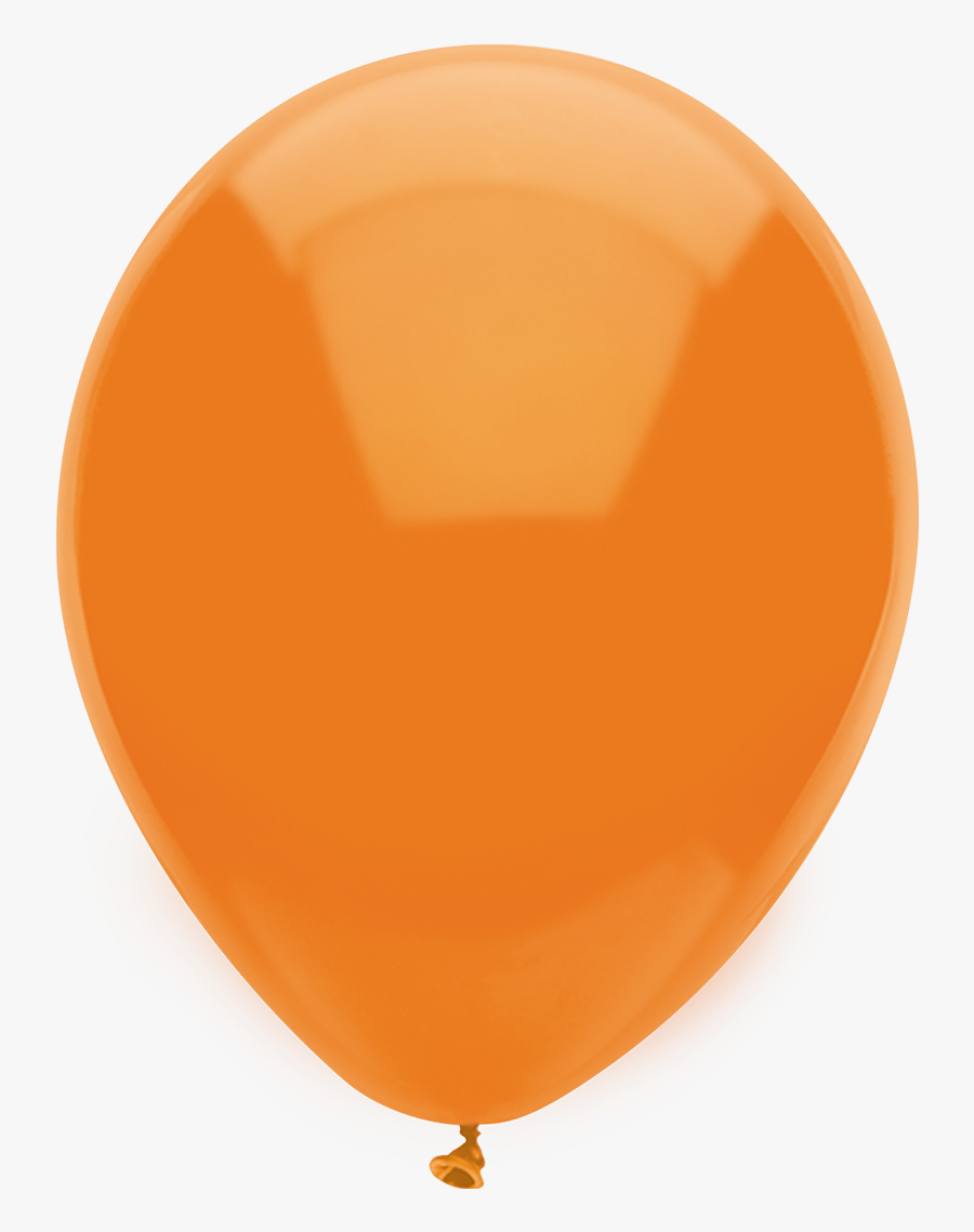 Transparent Orange Balloons Png - Party Balloon, Transparent Clipart
