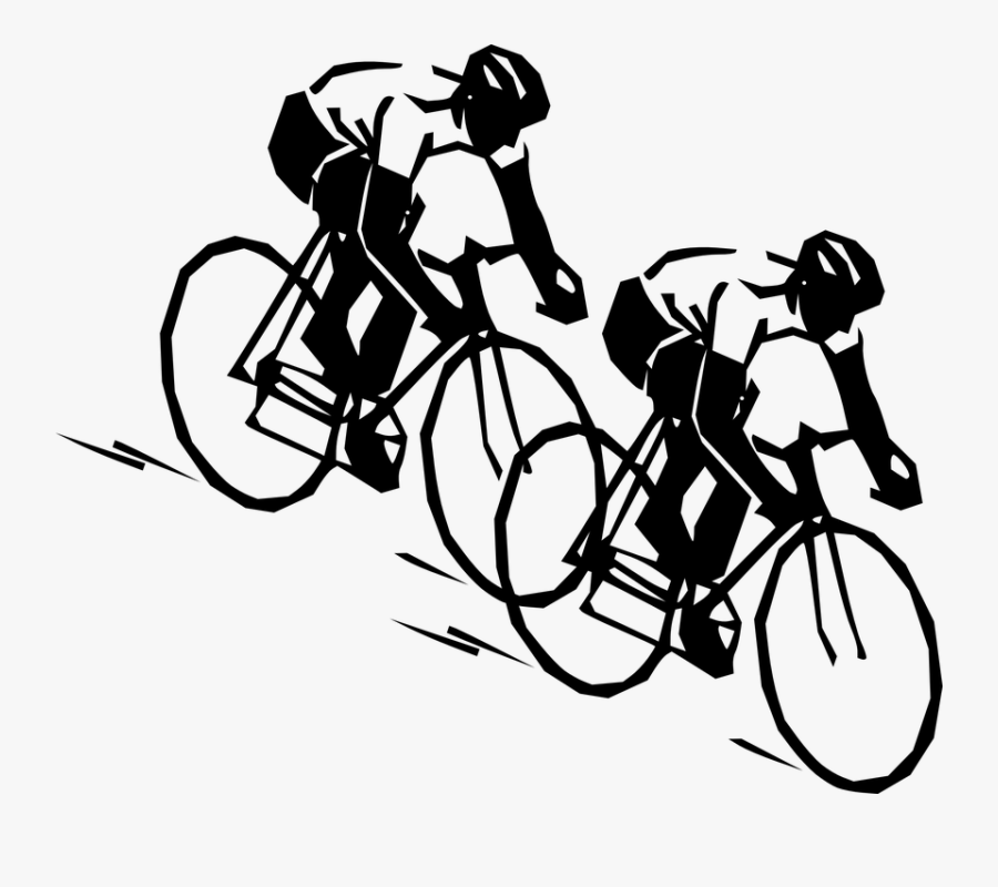 Race, Bikes, Bicycles, Helmet, Fast, Tour De France - Bike Racer Clip Art, Transparent Clipart