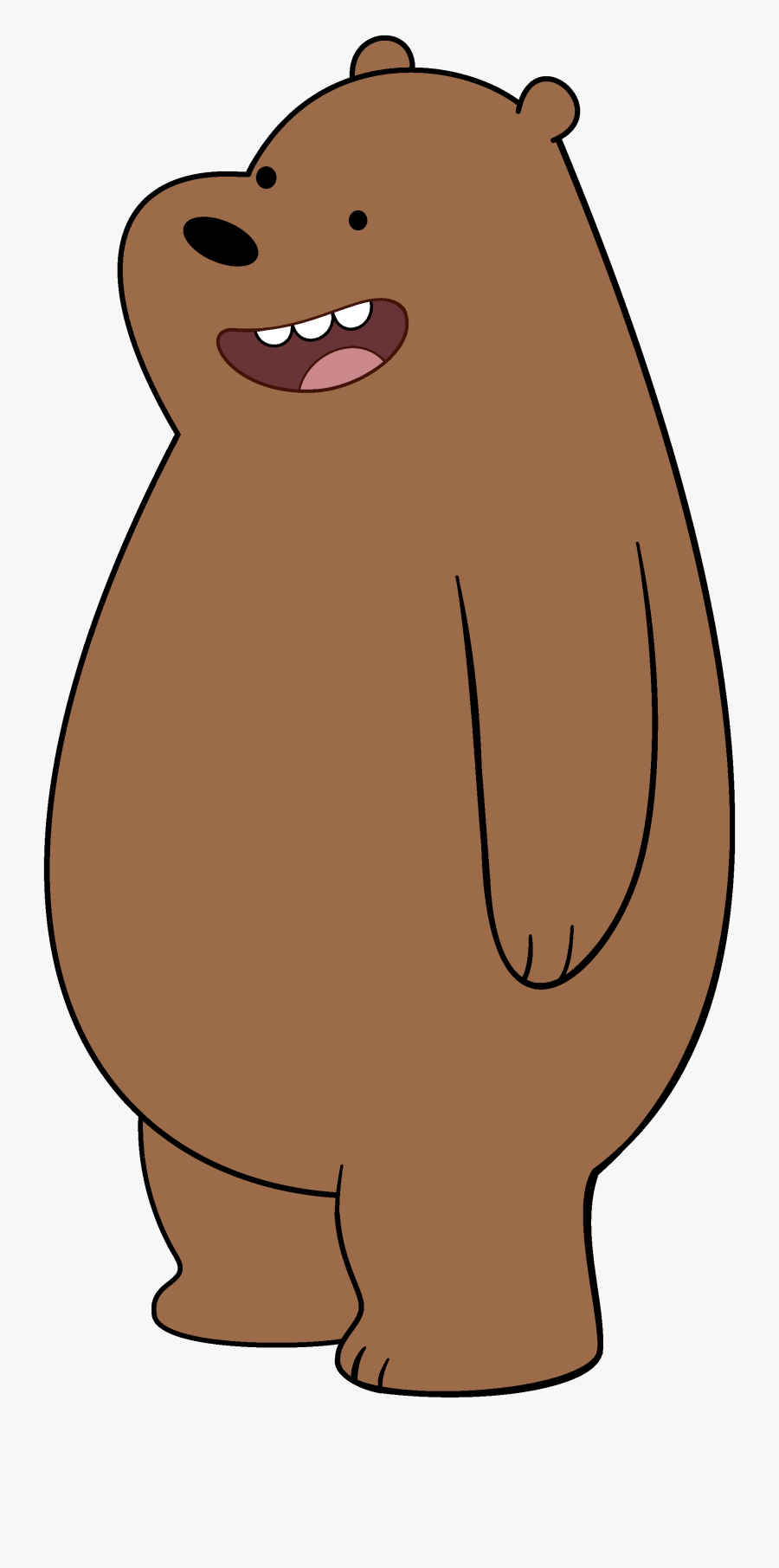 Grizzly Bear Cartoon We Bare Bears, Transparent Clipart