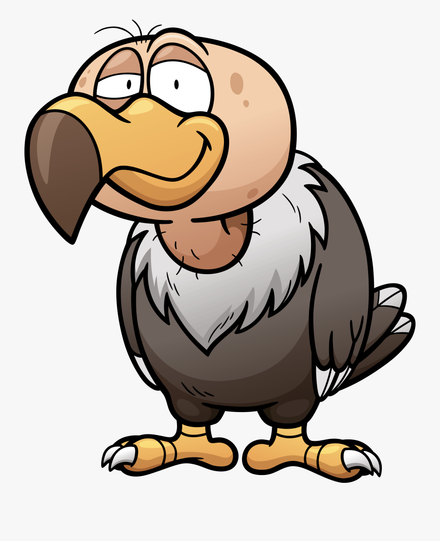 Condor Clipart Buzzard - Cartoon Vulture, Transparent Clipart