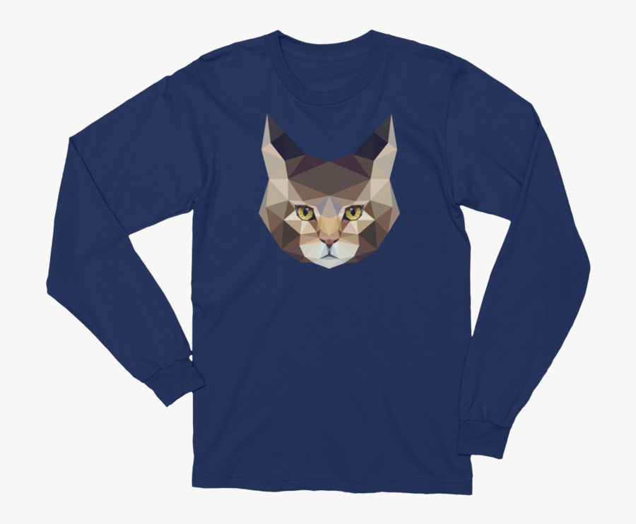 Color Me Cat Maine Coon Unisex Long Sleeve T Shirt - Sleeve, Transparent Clipart