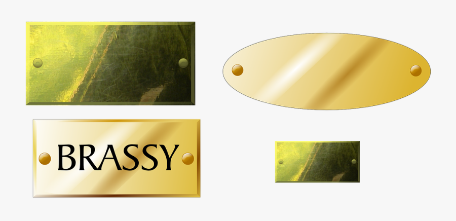 Doorplates, Signs, Labels, Door Plates, Name Plates - Plaque In Transparent Background, Transparent Clipart