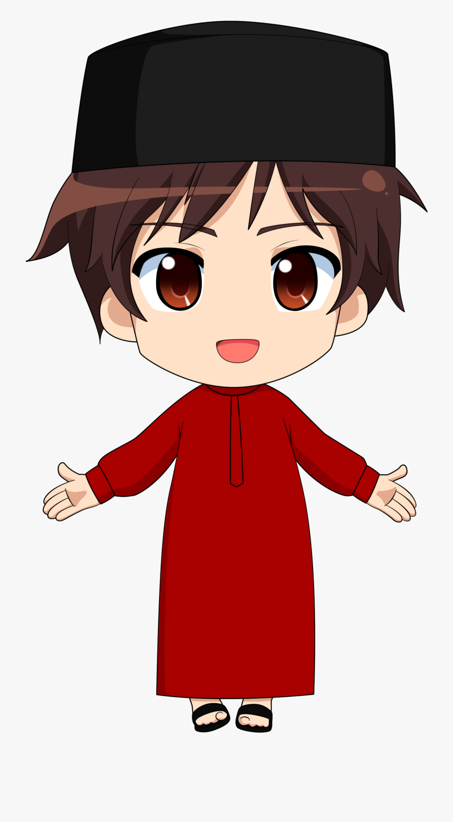 Anime Muslim Png - Chibi Islam, Transparent Clipart