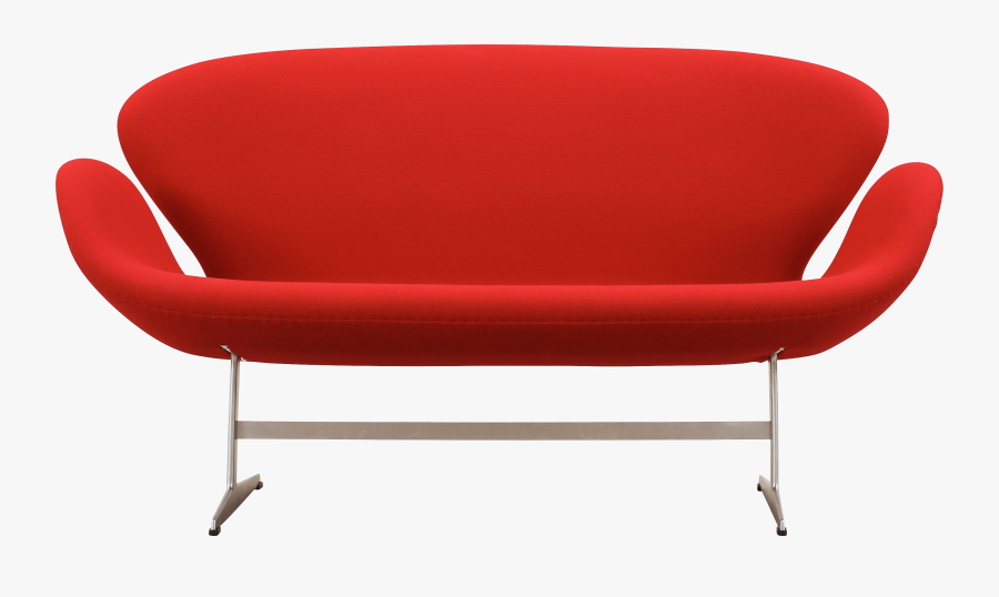 Couch Clipart Png - Red Sofa Png, Transparent Clipart