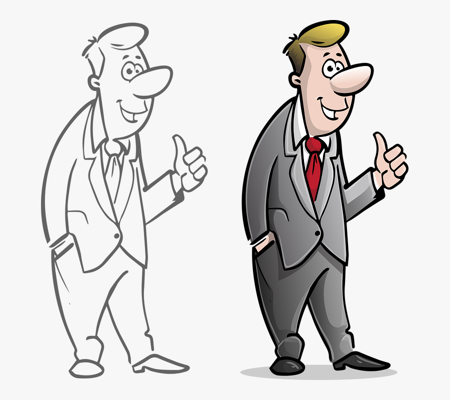 Man-1459206 960 - Anzug Mann Comic, Transparent Clipart