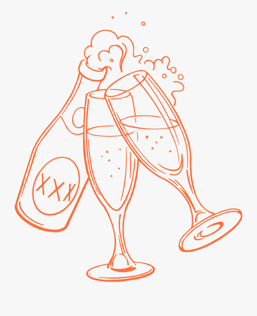 Okjzxujebbslpn8hwakq - Champagne Stemware, Transparent Clipart