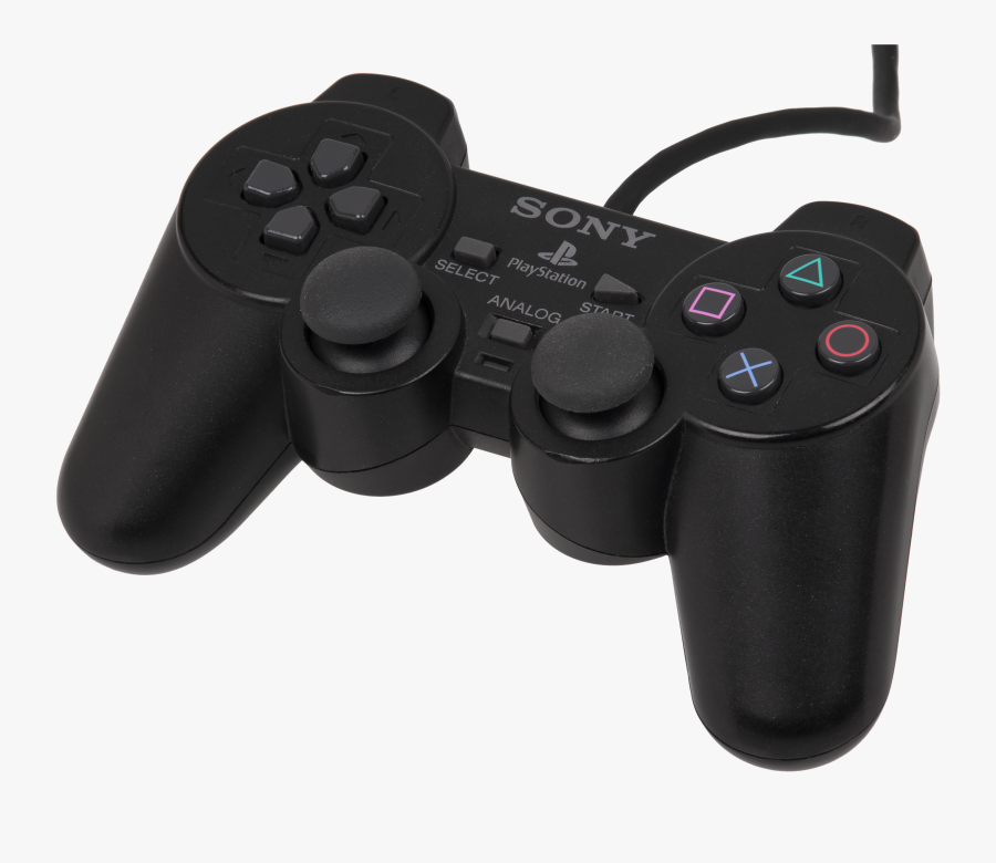 File - Playstation2-dualshock2 - Wikimedia Commons - Sony Playstation 2 Controller, Transparent Clipart