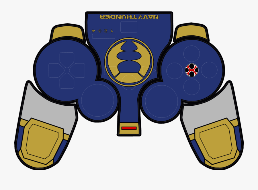 Navy Thunder Ps3 Controller Skin, Transparent Clipart