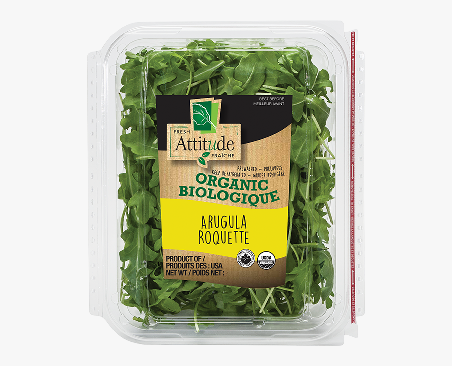 Organic Arugula - Fresh Attitude Salad, Transparent Clipart