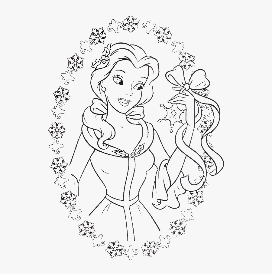 Disney Princess Colouring Pages Pdf, Transparent Clipart