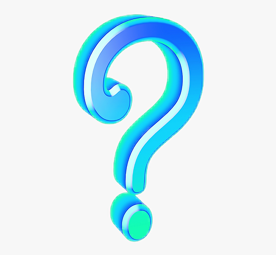 The Question Mark Sticker From - Transparent Aesthetic Question Mark, Transparent Clipart