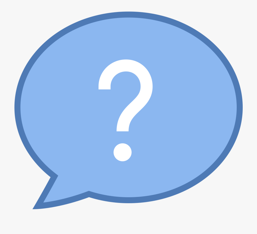 Question Icon Transparent Background, Transparent Clipart