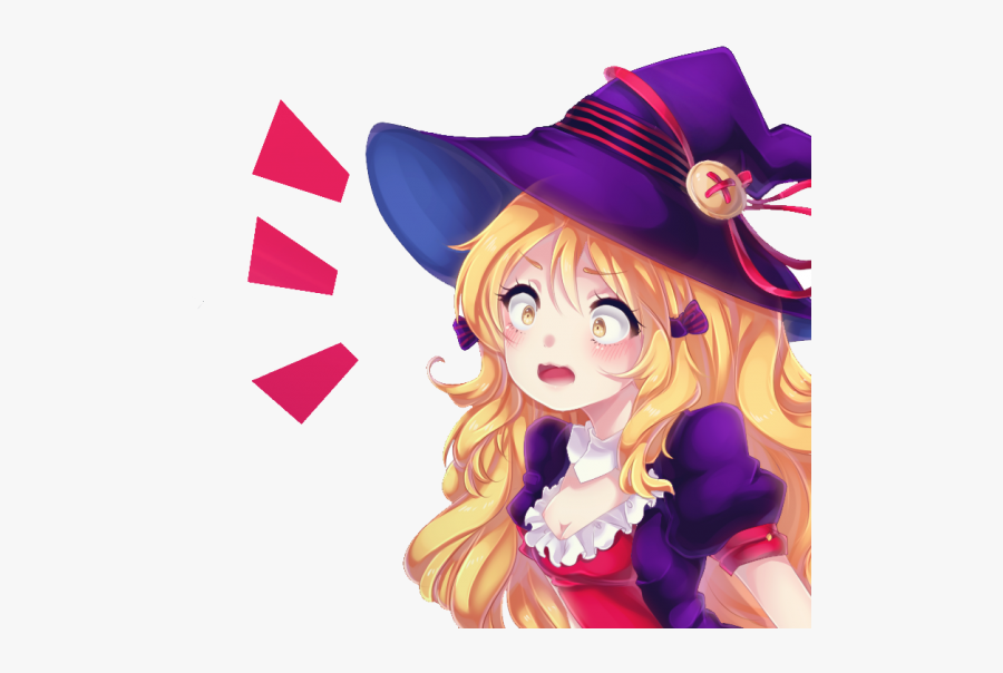 Sexy Witch Reaction - Cartoon, Transparent Clipart