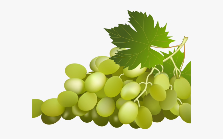 Green Grapes Clip Art, Transparent Clipart