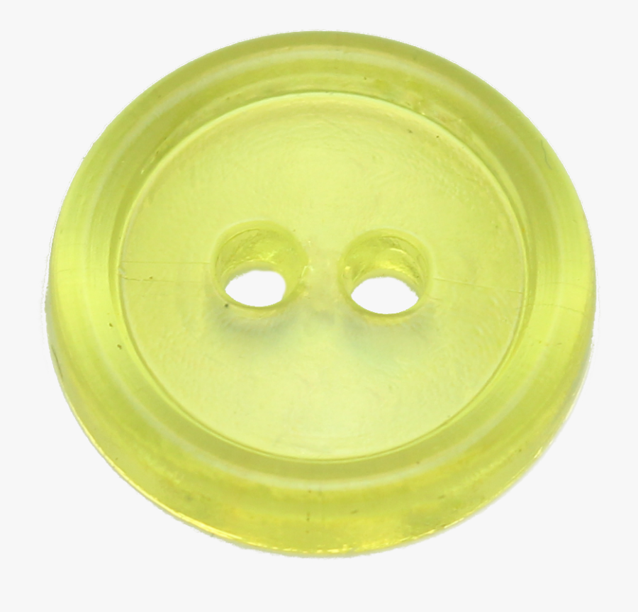 Material Round Cloth Button With 2 Hole Png Image - Circle, Transparent Clipart