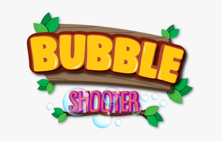 Clip Art - Bubble Shooter Logo, Transparent Clipart