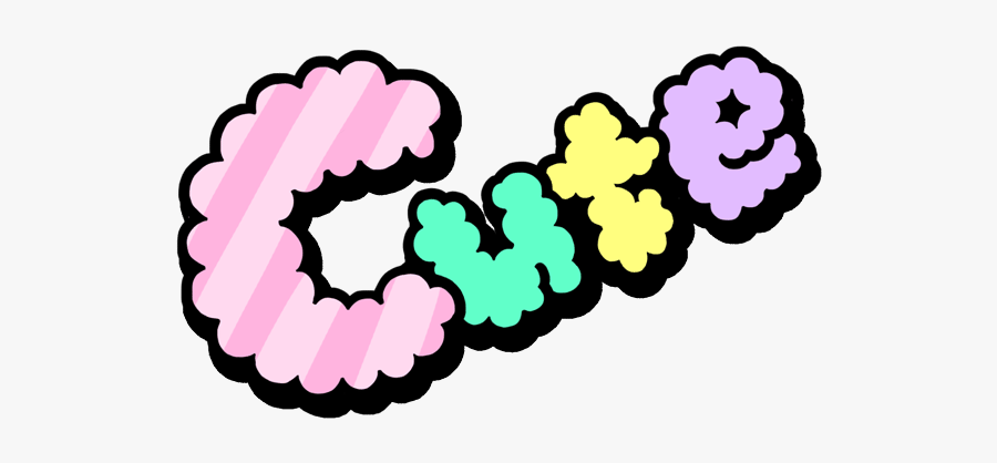 #cute #could #bubble #pop #deco #candy #word #message - Kawaii Goods, Transparent Clipart