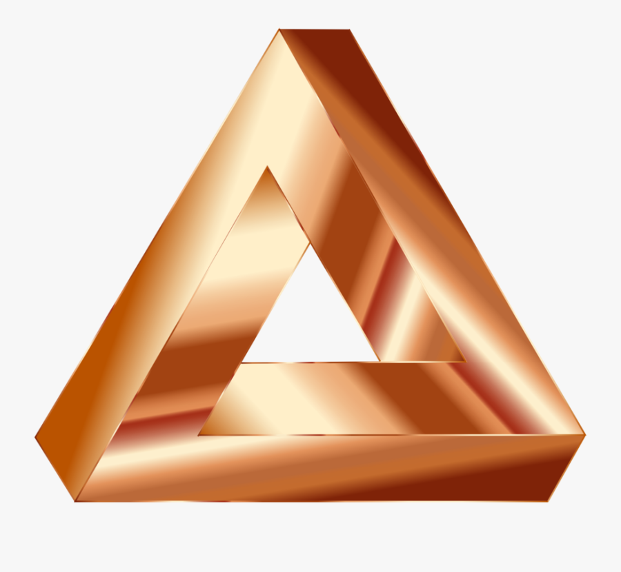 Angle,line,triangle - Gold Triangle Png, Transparent Clipart