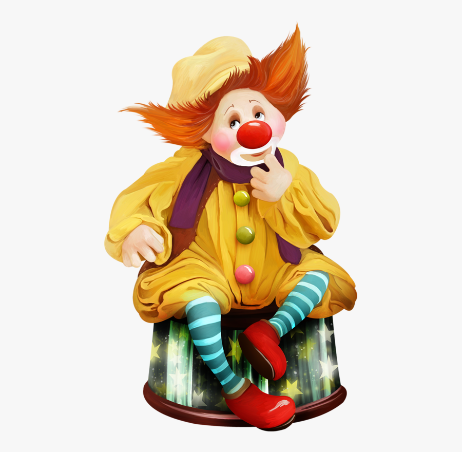 Tube Clown, Transparent Clipart