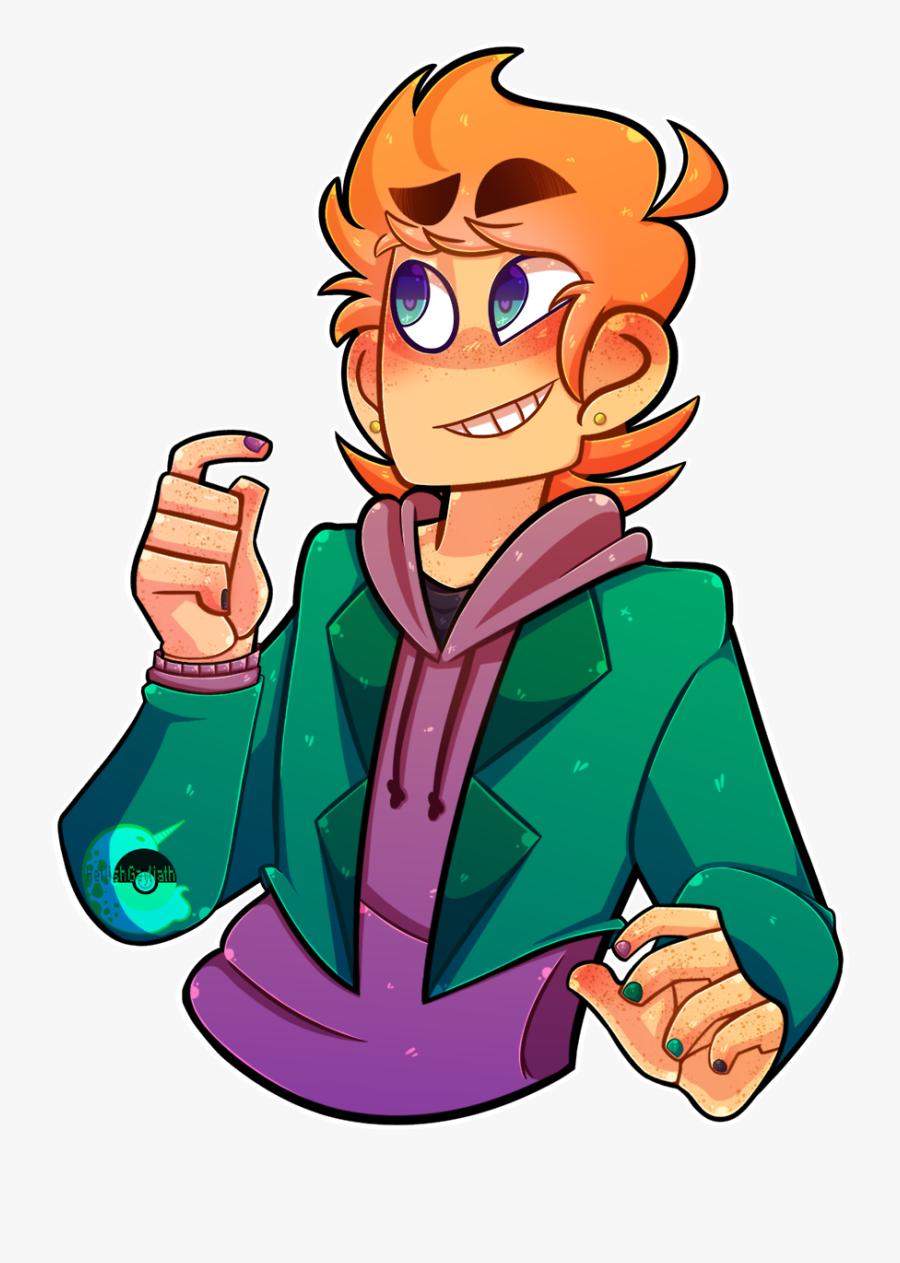 Sleep Deprived Artist *cries* Look At My Handsome Boi - Eddsworld Matt Art, Transparent Clipart