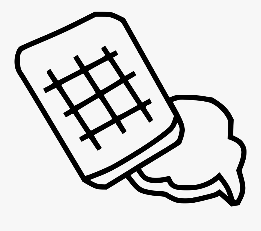 Waffle Cream Biscuit Dessert Sugar Teat - Waffle, Transparent Clipart