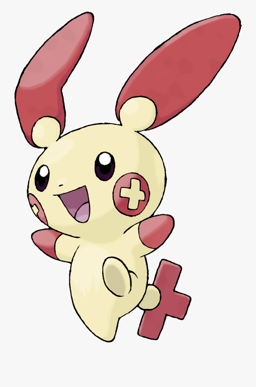 Pokemon Plusle, Transparent Clipart