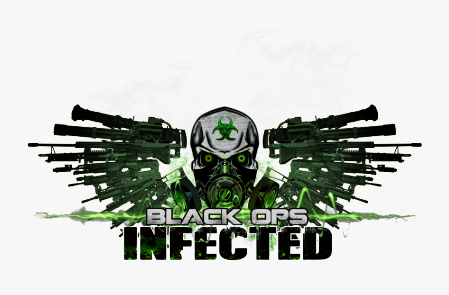 Black Ops Infected Logo 2 2016 (medium) - Graphic Design, Transparent Clipart