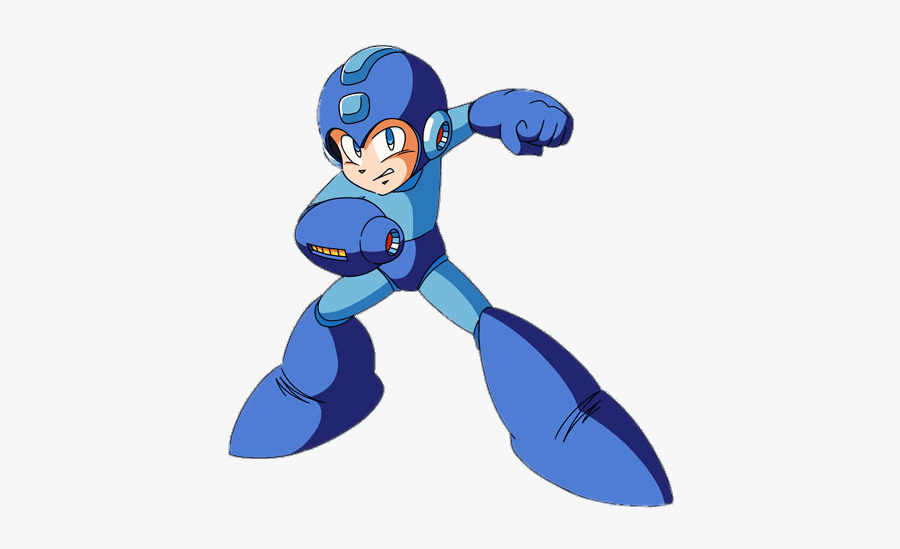 Mega Man Ready For Action - Mega Man Transparent, Transparent Clipart