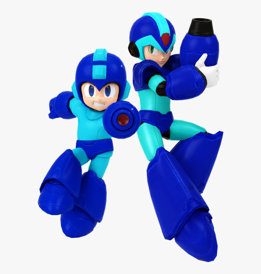Mega Man And X Render By Kamtheman56 - Mega Man X Render, Transparent Clipart