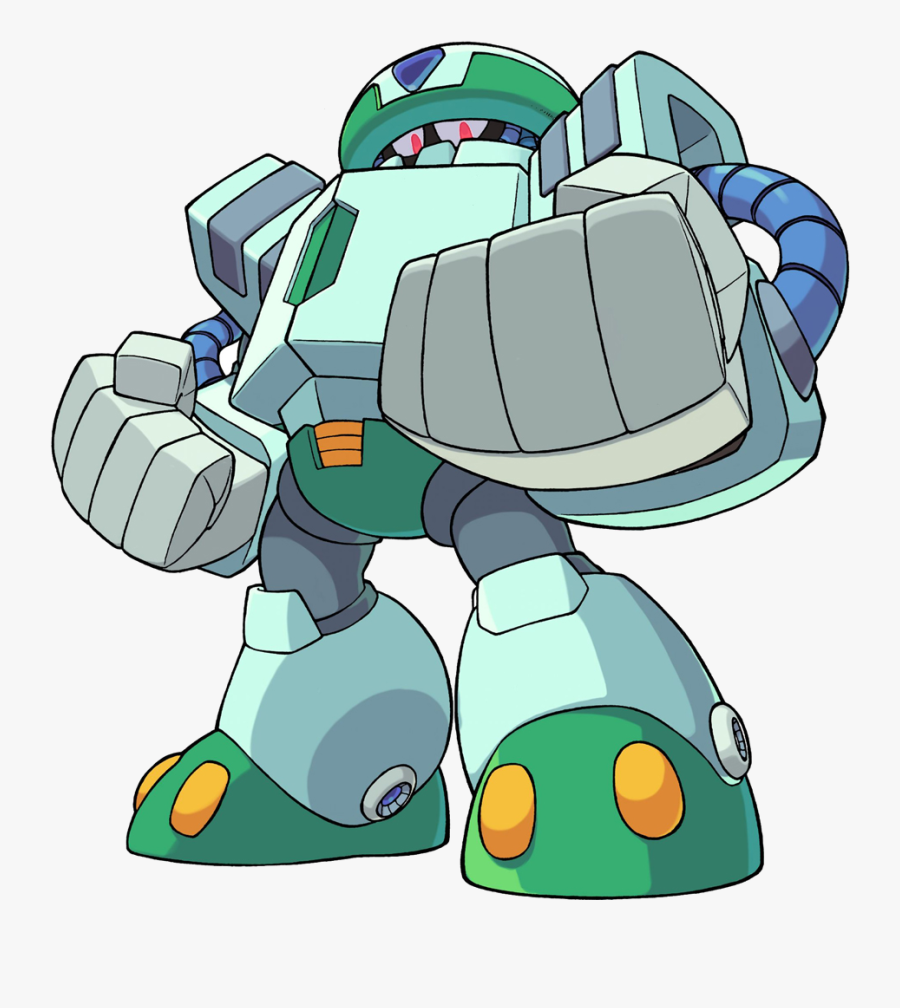 Mega Man And Bass All Robot Masters, Transparent Clipart