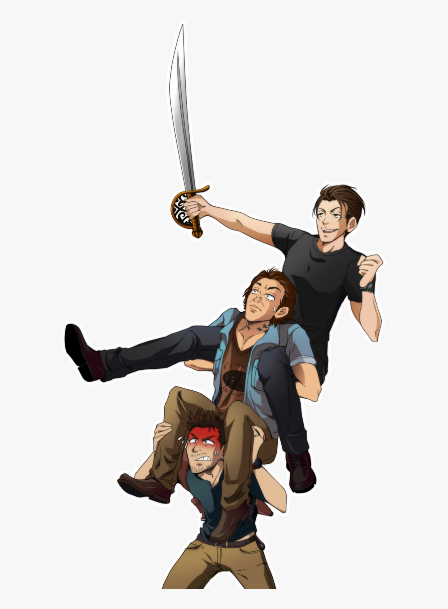 Transparent Drake Clipart - Nathan Drake X Rafe, Transparent Clipart