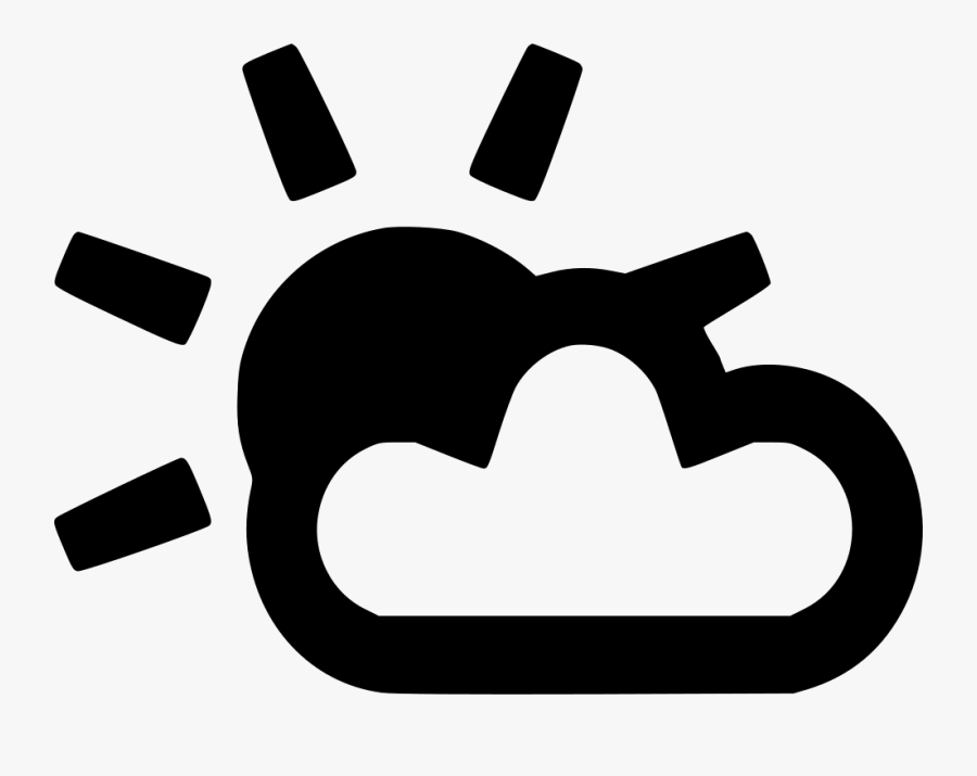 Cloud Sun - Full Sun Symbol, Transparent Clipart