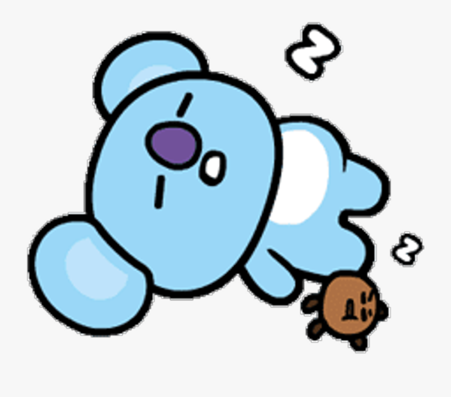 Bts Bt21 Bt21koya Koala Btsrm Rm Rapmonster Freetoedit - Bt21 Shooky And Koya, Transparent Clipart