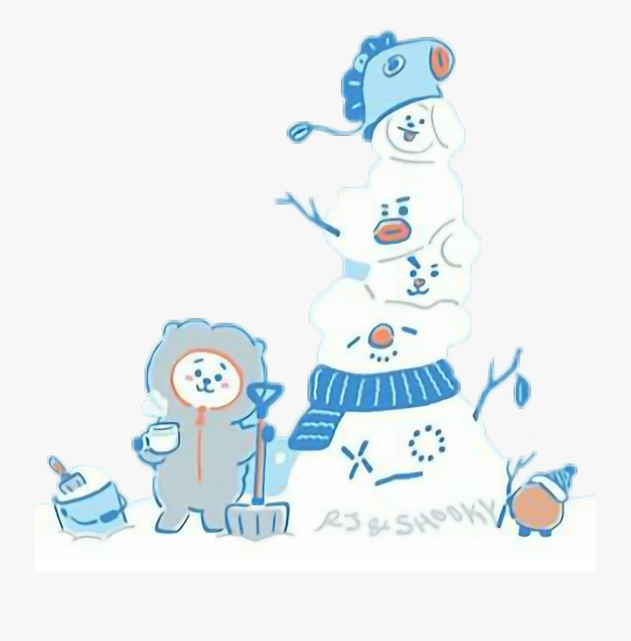Bt21 Let It Snow , Png Download - Bt21 Wallpaper Christmas, Transparent Clipart