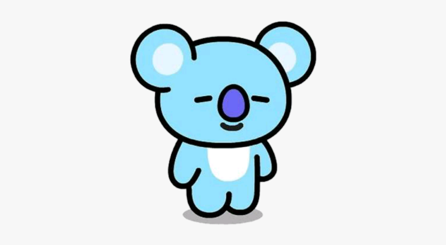 Please Give Credit When Using - Bt21 Koya, Transparent Clipart