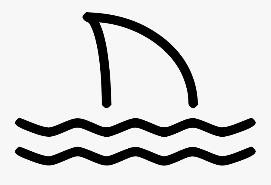 Shark Ocean Water Danger Swimming, Transparent Clipart