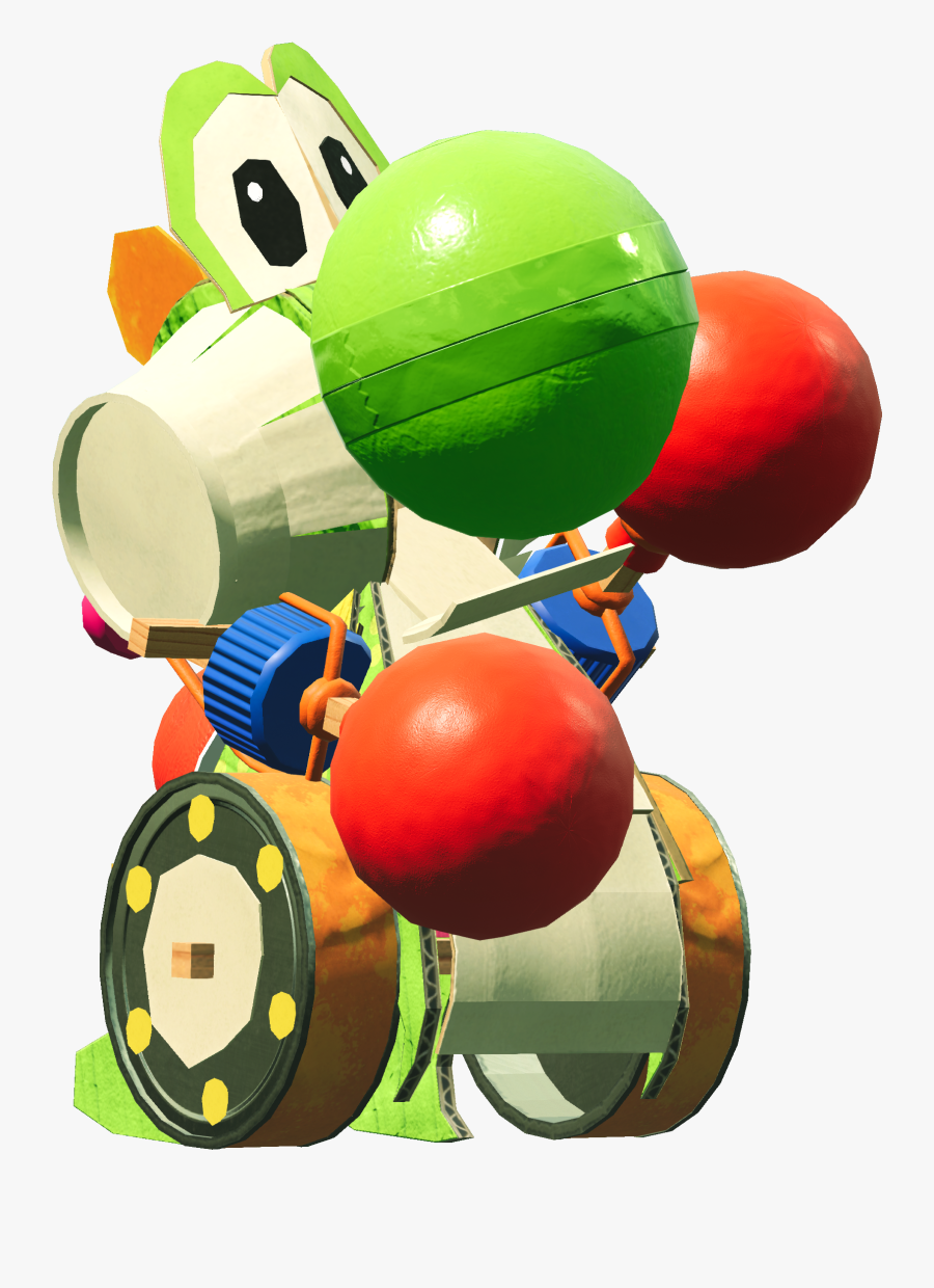 As A Slight Nod To Yoshi"s - Yoshi's Crafted World Go Go Yoshi, Transparent Clipart