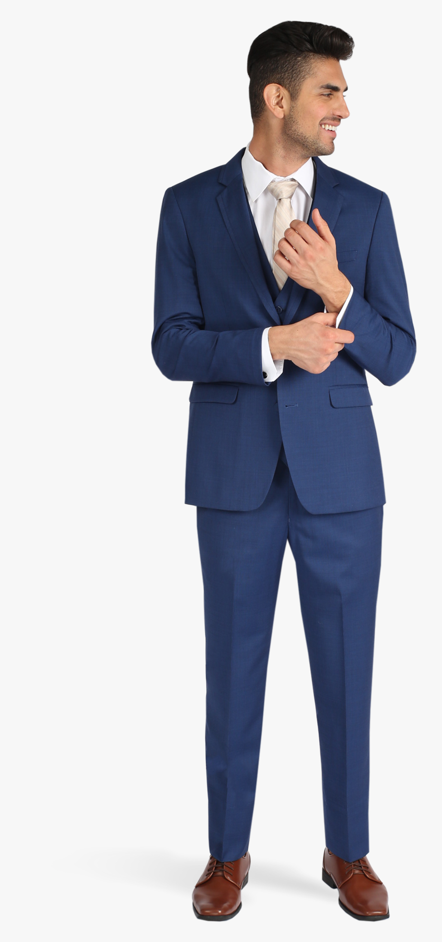 Cobalt By Allure Men Online Rental Stitch - Cobalt Blue Suit For Men, Transparent Clipart