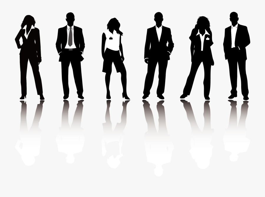 Business People Silhouettes Png Download - Business People Silhouette Png, Transparent Clipart