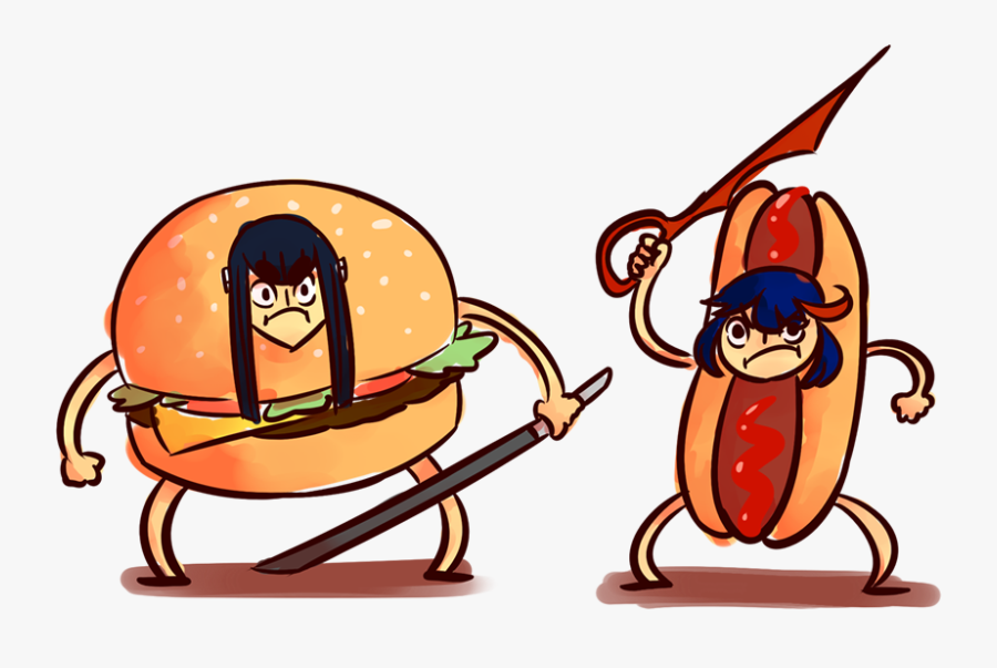 Bully La Bully - Kill La Kill Hot Dog, Transparent Clipart